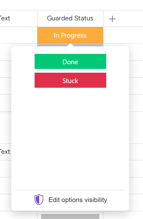 show only available statuses based on transitions and conditions